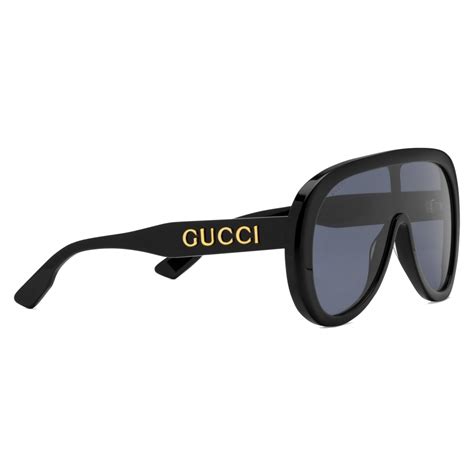 occhiali da sole gucci a mascherina|Gucci Occhiali da sole a mascherina.